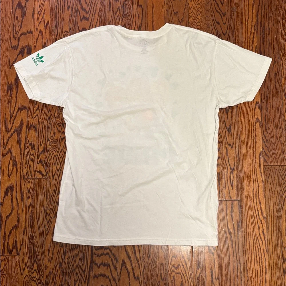 Adidas Vintage Celtics Basketball White Cotton T-Shirt Men’s Size: XL